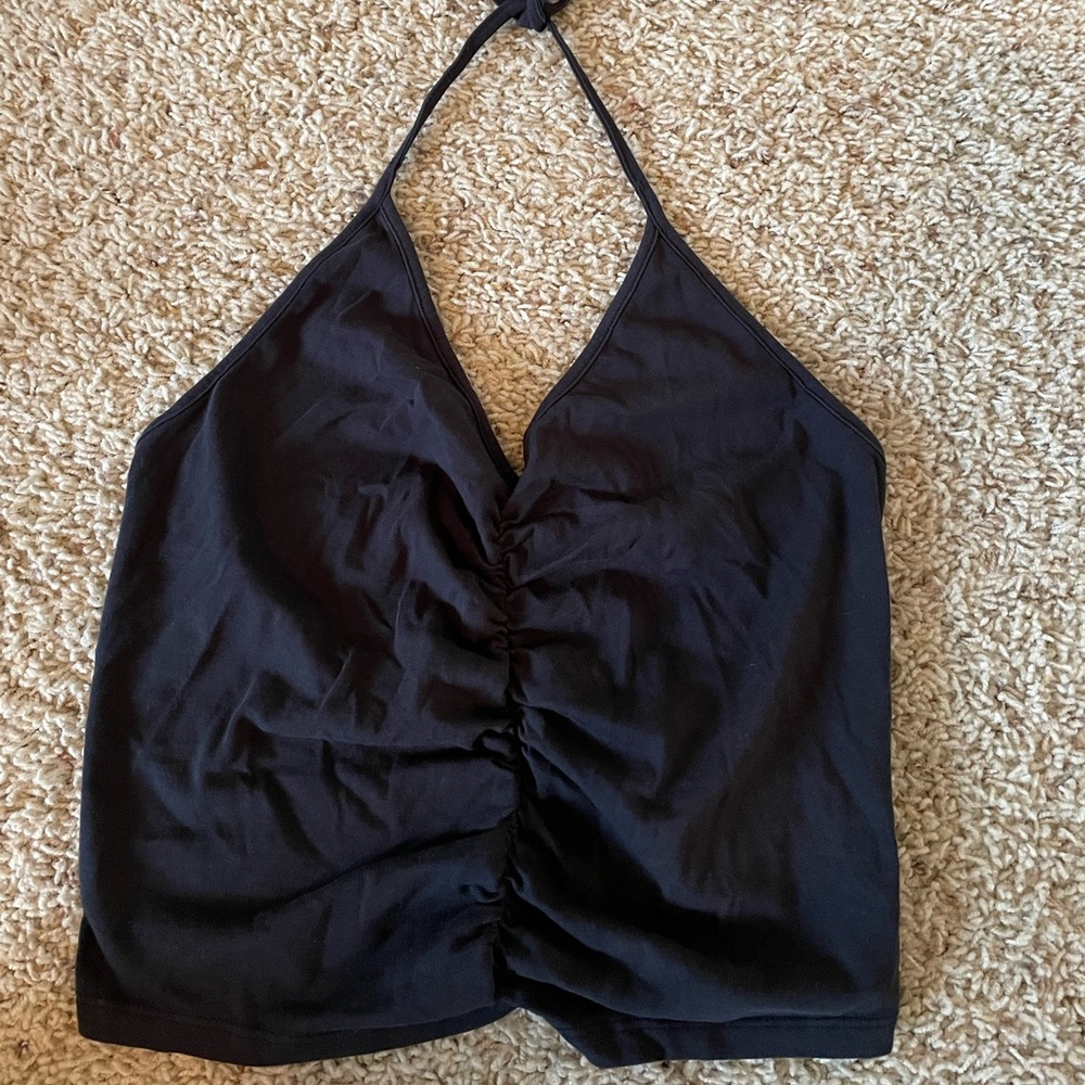 Black halter top from Urban Outfitters🖤